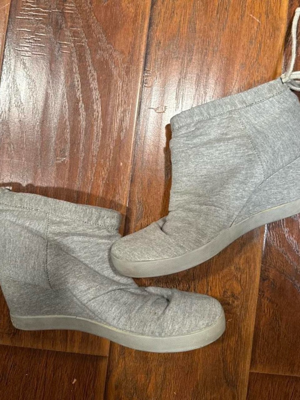 Y2K Roxy Wedge Sock Boots - Picture 3 of 8